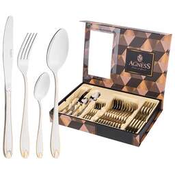 AGNESS НАБОР СТОЛОВЫХ ПРИБОРОВ НА 6 ПЕРСОН 24 ПР. 942-047