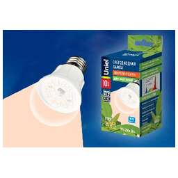 UNIEL (UL-00001820) для растений LED-A60-10W/SPFR/E27/CL PLP01WH
