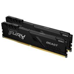 KINGSTON Оперативная память Fury Beast Black KF437C19BBK2/16 DDR4 - 2x 8ГБ 3733МГц, DIMM, Ret