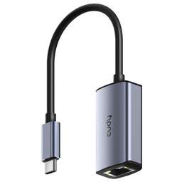CUDY Концентратор USB-C to Ethernet Adapter Aluminum Portable USB-C to Gigabit Ethernet Adapter, Compatible with Laptop, MacBook, Surface, PC with Windows, XP, Mac/Linux and more
