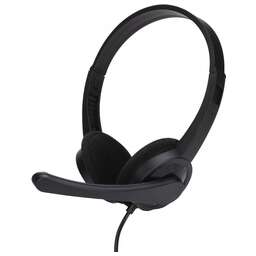 OKLICK Наушники с микрофоном Оклик HS-M600 черный 1.8м накладные оголовье (1900372)