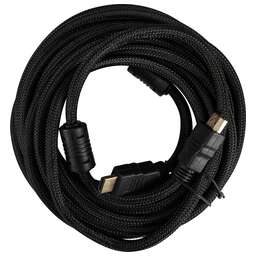 BURO Кабель аудио-видео HDMI (m)/HDMI (m) 5м. феррит.кольца позолоч.конт. черный (HDMI-V1.4-5MC)