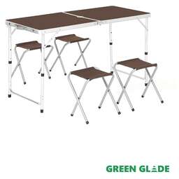 GREEN GLADE Набор мебели для пикника M790-2 (коричневый)