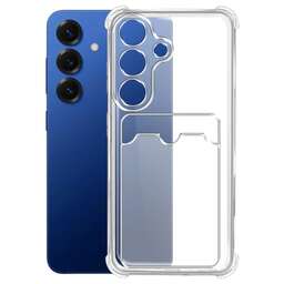 BORASCO Чехол (клип-кейс) Bumper Case, для Samsung Galaxy S25 FE, противоударный, прозрачный [75848]