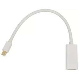 NONAME Переходник HDMI miniDisplayPort (m) - HDMI (f), 0.2м, белый