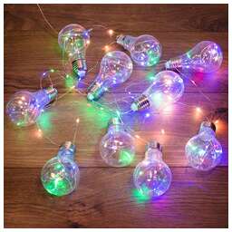 NEON-NIGHT (303-079) ГИРЛЯНДА РЕТРО-ЛАМПЫ , 3 М, МУЛЬТИ