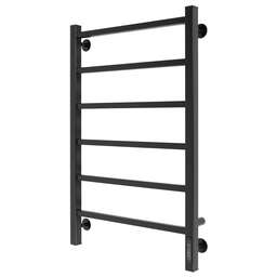 ROYAL THERMO Полотенцесушитель Axel black П6 500х800 электро (встроен. диммер)