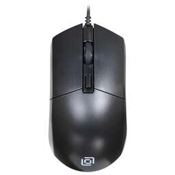 OKLICK Мышь Оклик 207M черный оптическая (2400dpi) USB (4but)