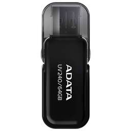 ADATA Флэш-накопитель USB2 64GB BLACK AUV240-64G-RBK