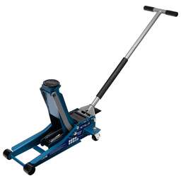 STELS Домкрат гидравлический подкатной 3 т, быстрый подъем, Low profile quick lift, 75-505 мм, профессиональный