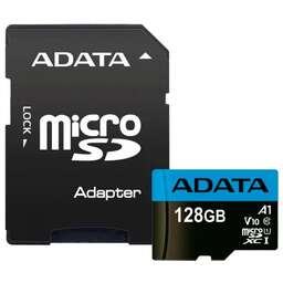 ADATA Карта памяти MICRO SDXC 128GB W/AD. AUSDX128GUICL10A1-RA1