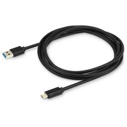 BURO Кабель USB Type-C (m) - USB (m), 1.8м, 3A, черный [bhp usb-tpc-1.8]