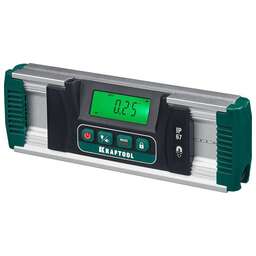 KRAFTOOL Уклономер 34686 электронный магнит. зеленый