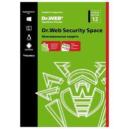 DR.WEB Антивирус Security Space 2 ПК 1 год Новая лицензия BOX [bhw-b-12m-2-a3]