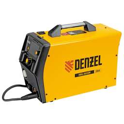 DENZEL Аппарат инвертор. полуавтомат. cварки IMIG-205SDR, 200 А, ПВ 60%, катушка 5 кг 94364