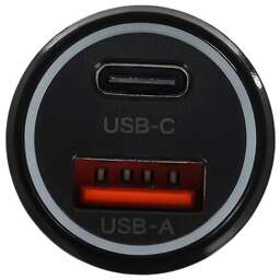 BURO Автомобильное зар./устр. BUCN1 18W 3A (PD+QC) USB-C/USB-A универсальное черный (BUCN18P110BK)