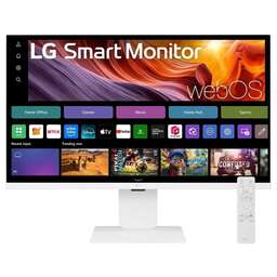 LG 31.5" Монитор UltraFine 32U830SA-W, 3840x2160, IPS, 2хHDMI, белый [32u830sa-w.aruz]