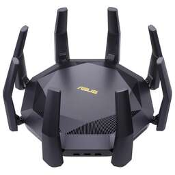 ASUS Маршрутизатор RT-AX89X, AX6000, 1x1G WAN, 8x1G LAN, 2хUSB, 1хSFP+, OFDMA (RT-AX89X)
