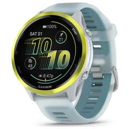 GARMIN Смарт-часы Forerunner 570, 47мм, 1.4", бирюзовый/золото белое