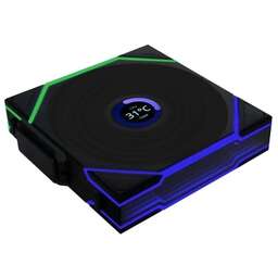 LIAN-LI Вентилятор для корпуса Uni Fan TL Wireless LCD 120 LCD Reverse ARGB 120х124x28 черный 4-pin 31дБ (G99.12RTLLCD1W1B.R0) Ret