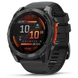 GARMIN Смарт-часы Fenix 8, 51мм, 1.4", черный/серый [010-02905-00]