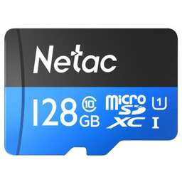 NETAC Карта памяти microSDXC 128 ГБ, Class 10, P500 Ultra, 1 шт., без адаптера [nt02p500ult-128g-s]