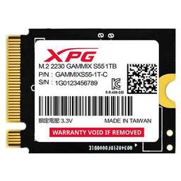A-DATA SSD накопитель XPG Gammix S55 1ТБ, M.2 2230, PCIe 4.0 x4, NVMe, M.2 [sgammixs55-1t-c]