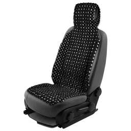 AVS Накидка массажная M2403-BL (большая) деревянные косточки (Черный), 1 шт