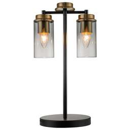 ESCADA Настольный светильник 2118/2 E14*40W Black/Brass