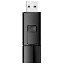 SILICON POWER 16GB U05 мет черный выдвижной