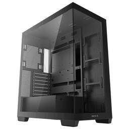 DEEPCOOL Корпус CG580 черный без БП ATX 10x120mm 3x140mm 2xUSB3.0 audio bott PSU