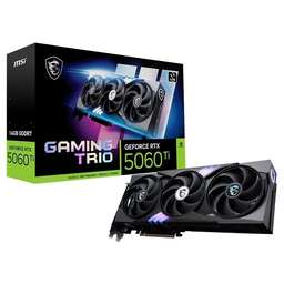 MSI Видеокарта RTX5060Ti GAMING TRIO 16GB GDDR7 128bit 3xDP HDMI 3FAN RTL