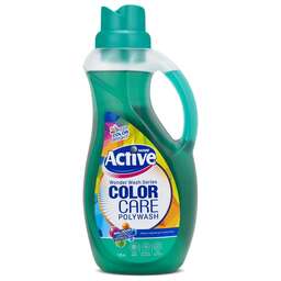 ACTIVE Гель для стирки цветного белья "COLOR CARE Poly Wash" 1500 мл, Green (9/432)