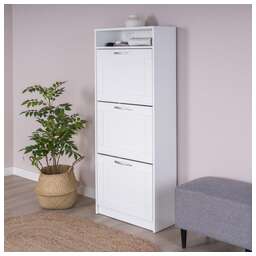 ГУД ЛАКК 2.02.10.440.1 СИРИУС тумба для обуви 60х143 белая RU (2 пак.)