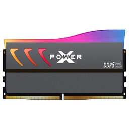 SILICON POWER Память DDR5 16GB 6400MHz SP016GXLWU64AFSK Xpower Storm RGB RTL Gaming PC5-51200 CL32 DIMM 288-pin 1.4В kit single rank с радиатором Ret