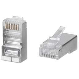 WRLINE Коннектор (WR-8P8C-5E-SH) FTP кат.5E RJ45 прозрачный (упак.:100шт)