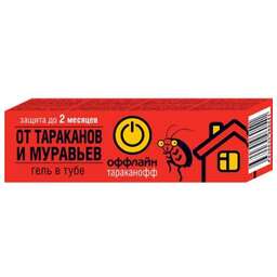 ОФФЛАЙН Тараканофф Гель от тараканов и муравьев, , туба 75 мл/ 24 (OF05020101)