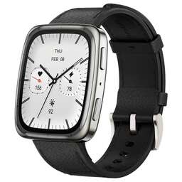 AMAZFIT Смарт-часы Active 2S A2440 1.75" AMOLED корп.серебристый рем.черный разм.брасл.:150-210мм (6972596108825)