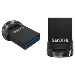 SANDISK Флешка Ultra Fit Hi-Speed USB 3.1 Flash Drive 128 GB. Цвет: черный