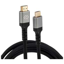 DIGMA Кабель аудио-видео HDMI (m)/HDMI (m) 3м. феррит.кольца позолоч.конт. черный (D-HDMI-2FF-V2.1-3M)