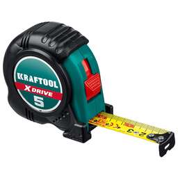KRAFTOOL X-Drive, 5 м х 19 мм, рулетка (34122-05-19)