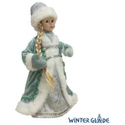 WINTER GLADE Фигурка Снегурочка 38 см (голубой) M0638