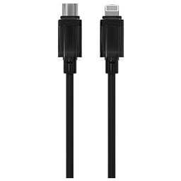 MORE CHOICE (4620202553850) K67ia USB 3.0A PD 27W для Lightning ng 8-pin Type-C - 1м , черный