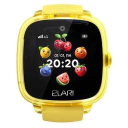 ELARI Смарт-часы KidPhone Fresh 4G, 1.4", желтый/желтый [kp-4g-f-y]