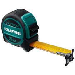 KRAFTOOL Extrem, 5 м х 32 мм, рулетка со сверх широким полотном (34127-5)