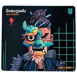 A4TECH Коврик для мыши Bloody BP-45 Renegade Midnight (L) рисунок, ткань, 400х450х5мм