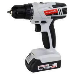 INTERSKOL Аккумуляторная дрель-шуруповерт ИНТЕРСКОЛ ДА-10/18ЭР 35 ПРОМО, 18В, 1400 об/мин, с 1 АКБ 2 Ач и ЗУ