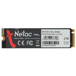 NETAC SSD накопитель NV7000-t NT01NV7000t-1T0-E4X 1ТБ, M.2 2280, PCIe 4.0 x4, NVMe, M.2