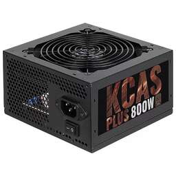 AEROCOOL KCAS PLUS 800, 800Вт, 120мм, черный, retail kcas-800w plus