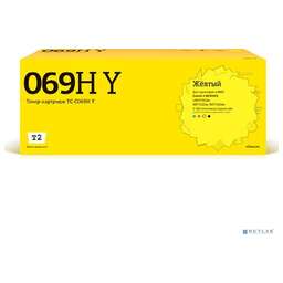 T2 Cartridge 069H Y/5095C002A Картридж TC-C069H Y для Canon i-SENSYS LBP673Cdw/MF752Cdw/MF754Cdw (5500 стр.) желтый, с чипом